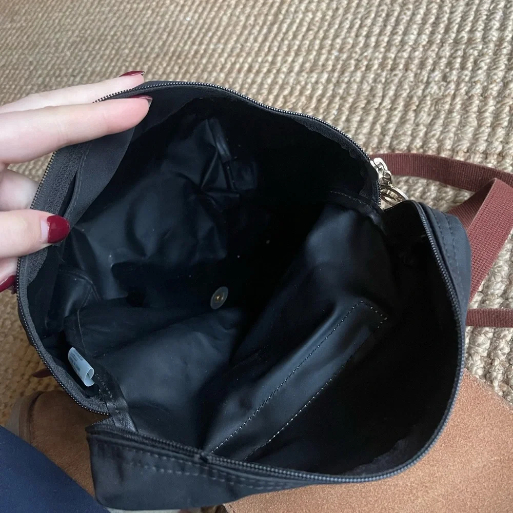 Longchamp Black and Brown Women's Backpack - Picture 3 of 6